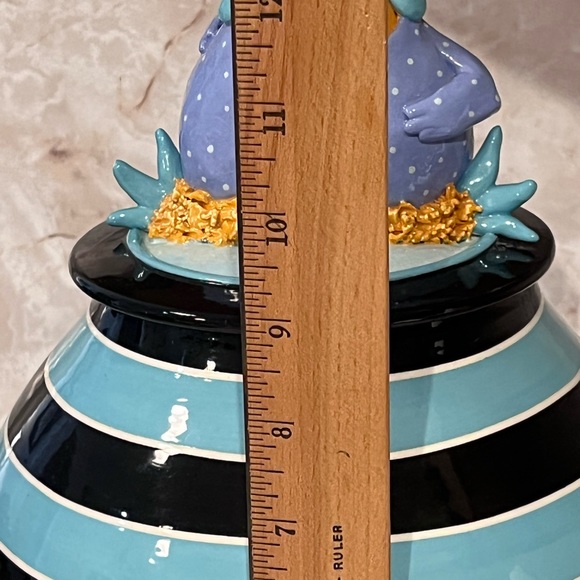 Studio Art Pottery Cookie Jar Signed Estate Chicken Rooster 12” Tall 9” Wide LG - Picture 8 of 13